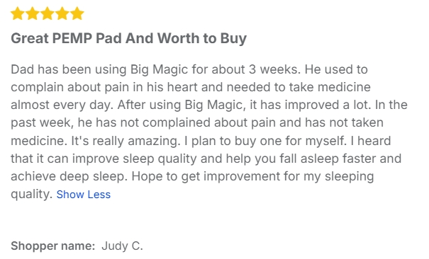Big Magic Relieved My Father's Heart Pain