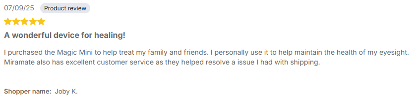 A Wonderful Mini Magic for Healing