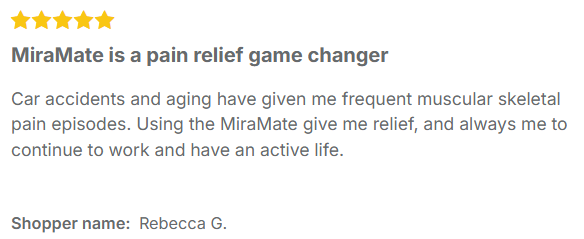 MiraMate is a pain relief game changer