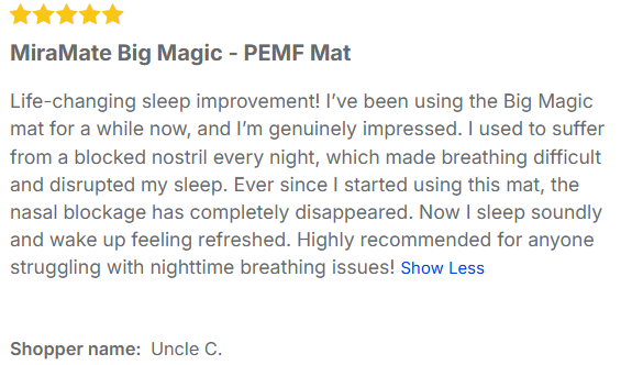Testimonial from Uncle C